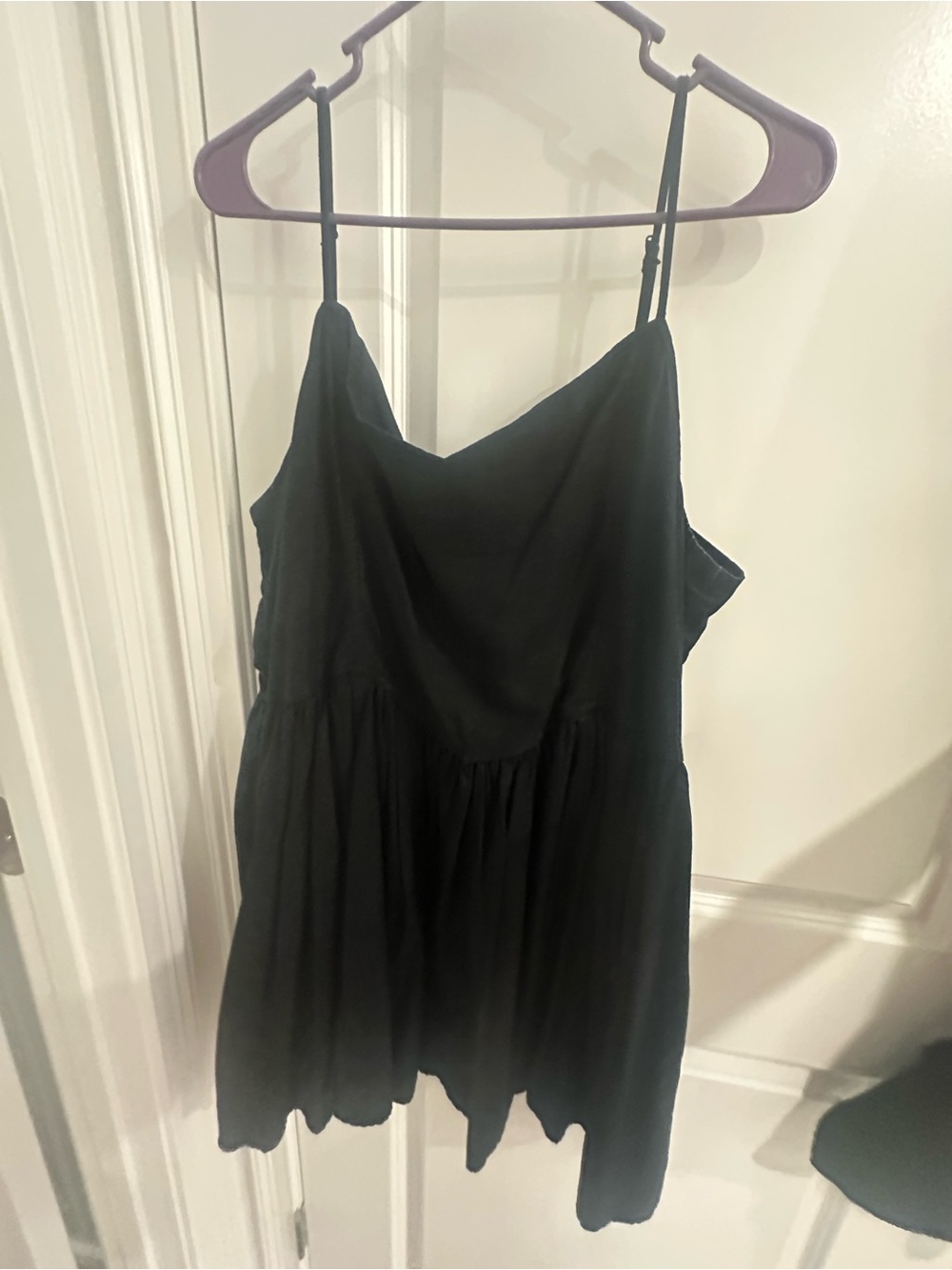 Aerie Black Spaghetti-Strap Camisole To